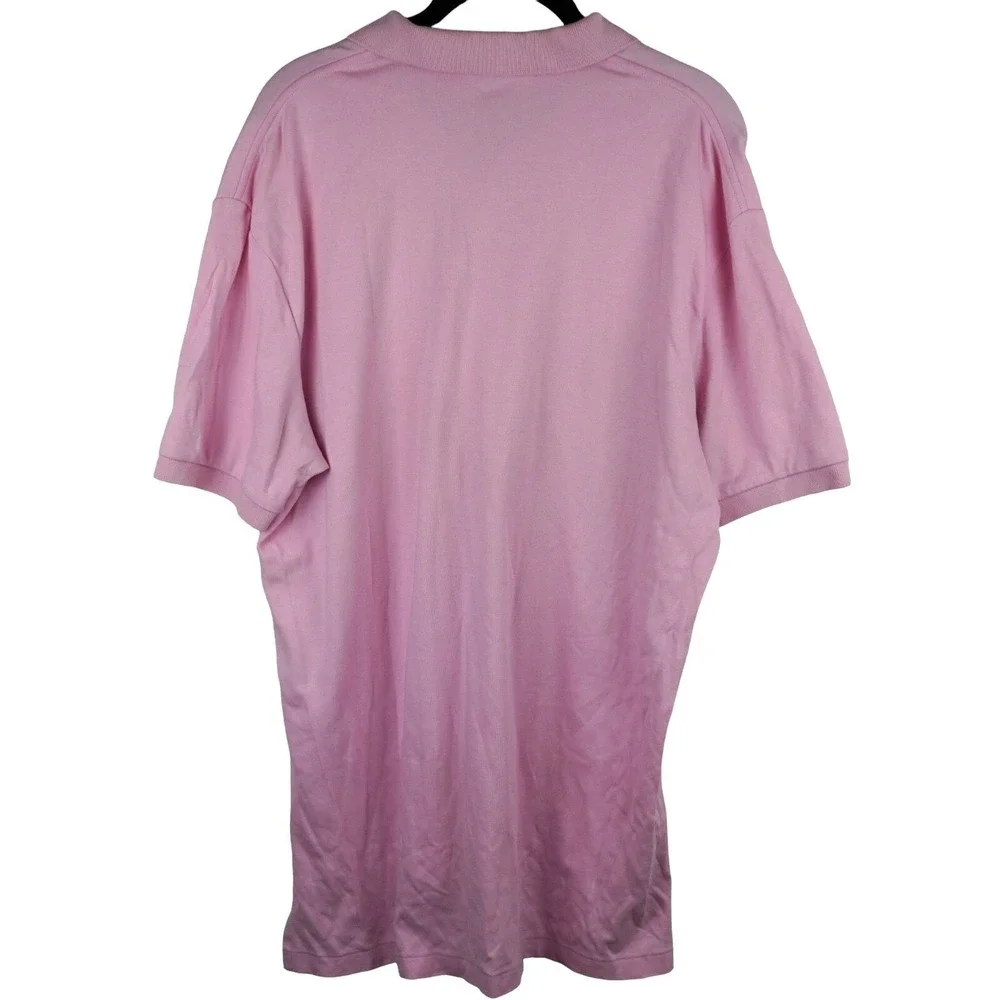 Polo Ralph Lauren Shirt Mens Large Pink Short Sleeve Pony Logo Casual Preppy